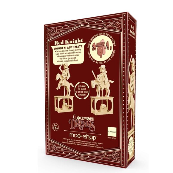 NEW Wooden Toy Knight Automatron Automata 3D Puzzle Engineering Machine STEM Gea - Picture 4 of 12